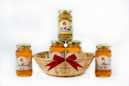 Cosuri cu produse apicole - Cos standard cu produse apicole - Fagurele Auriu