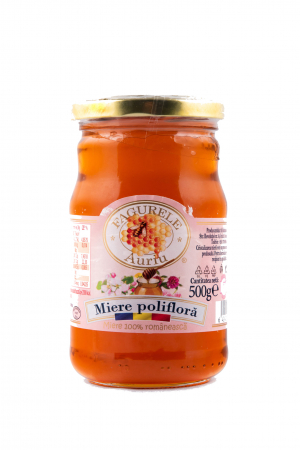 B2B - Miere poliflora Fagurele Auriu 500g
