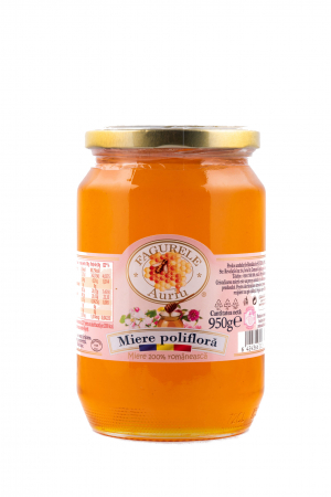 Miere 950g - Miere poliflora Fagurele Auriu 950 g