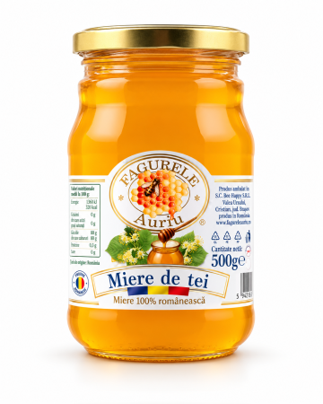 Magazin - Miere tei Fagurele Auriu 500g