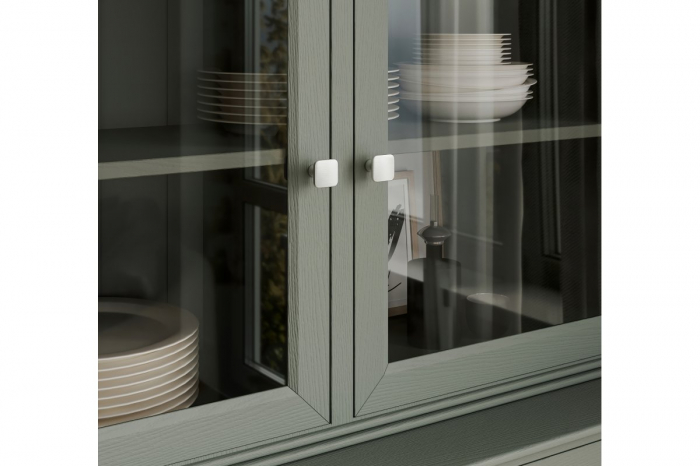 Buton PIAZZA, 30x30mm, finisaj Inox. [2]