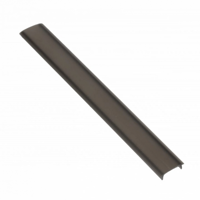Capac difuzor 12M, Negru, pentru profil aplicat 14x7mm - GTV. [1]