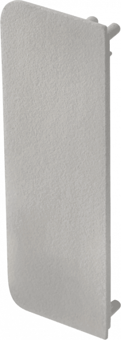 Capac inchis profil VELLO "C", finisaj inox periat. [1]