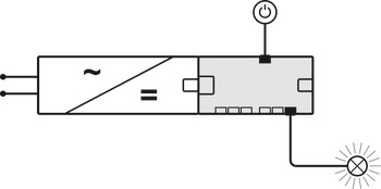 Distribuitor cu functie intrerupator, 12V, 6 iesiri - LOOX5 HAFELE [2]