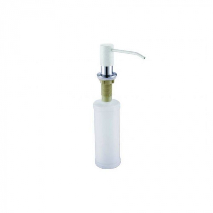 Dozator detergent lichid, incastrabil. Alb piatra - ALVEUS [1]