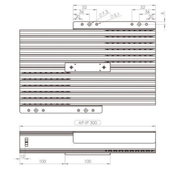 Extensie masa POETTKER CLASSIC, lungime extensie 2300 mm,90 kg. [2]