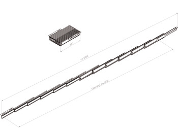 Extensie masa POETTKER CLASSIC, lungime extensie 2300 mm,90 kg. [3]