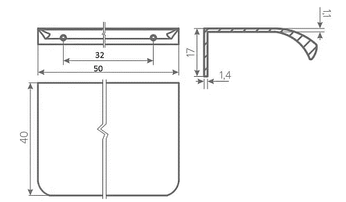 Maner HEXA  Aluminiu [2]