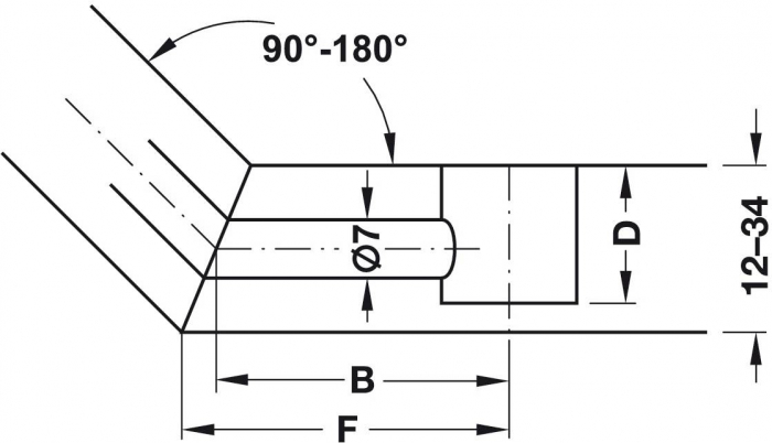 Minifix bolt unghiular [2]