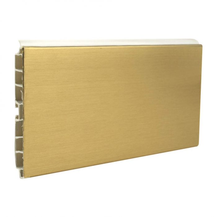 Plintă PVC H100mm, finisaj auriu periat [1]