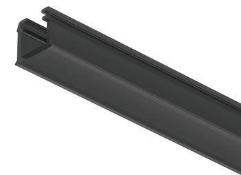 Profil 1001, pentru banda led 8mm, 3m, negru opal. [1]