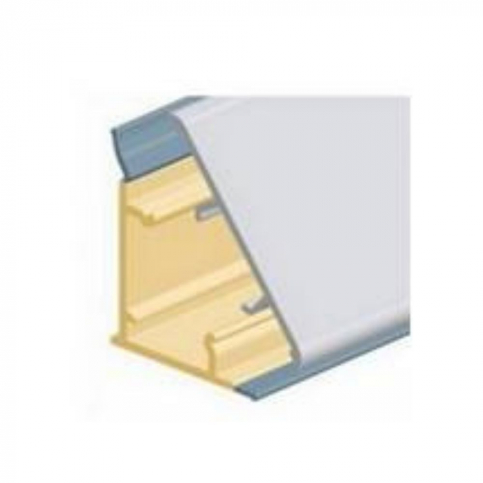 Profil antistrop din aluminiu, 30x30x4000mm, alb. [1]