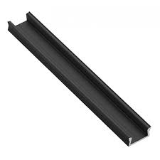 Profil banda led, aplicat, 14x7mm, 2m, negru. [1]