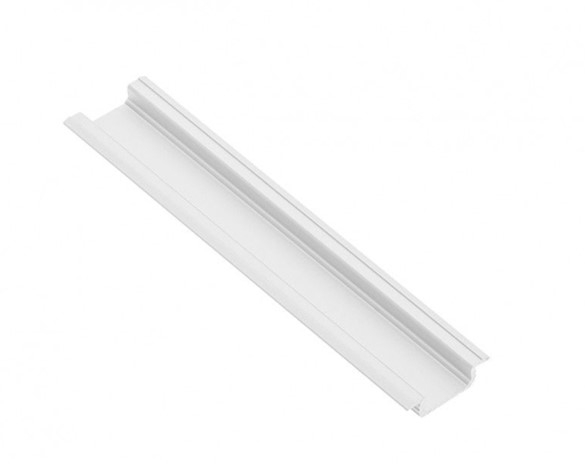 Profil GLAX incastrat, pentru banda led, 3m, alb.  [1]