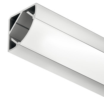 Profil pentru banda led, aplicat, de colt, 2,5m,  20x20mm - HAFELE. [1]