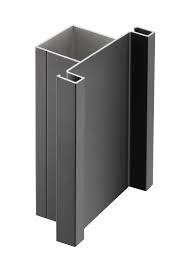Profil vertical dublu VELLO, negru mat, 3m [1]