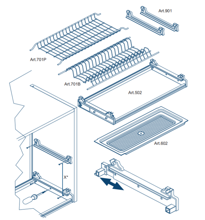 Scurgator de vase 450mm [3]