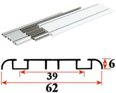 Sina inferioara BERG , aluminiu, 4m. [1]