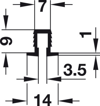 Sina Slido F Line12 30B, 3m, alba. [2]