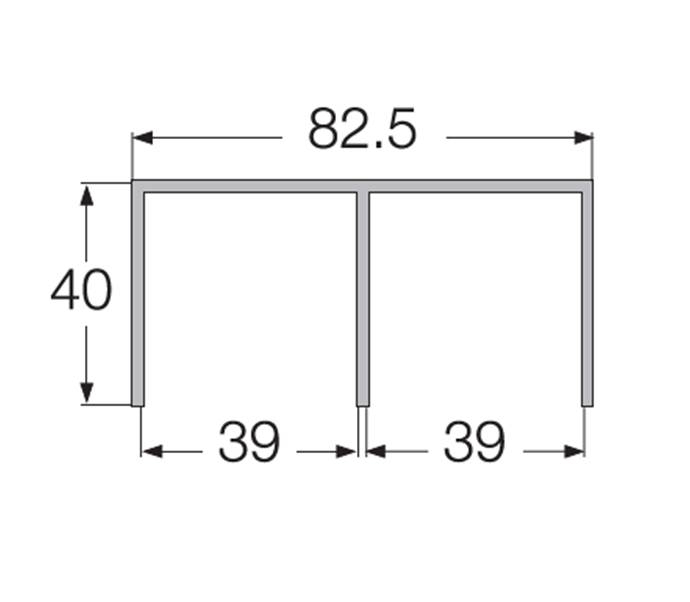 Sina superioara ADOOR 18, 2,9m alb mat [2]