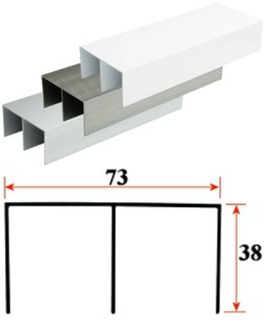 Sina superioara BERG , finisaj inox, 3m. [1]