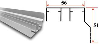 Sina superioara PKM70, 3m, aluminiu [1]