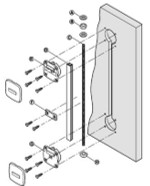 Sistem ranforsare usa, max. 2400mm - PLANOFIT Hafele [1]