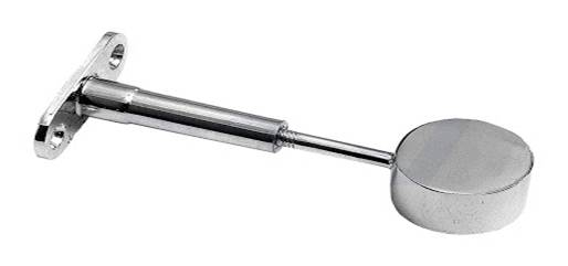 Suport bara haine rotunda D25mm, inchis, cu fixare superioara [1]