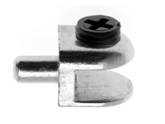 Suport polita nichelat D5mm, pentru sticla 4-8mm - 50buc [1]