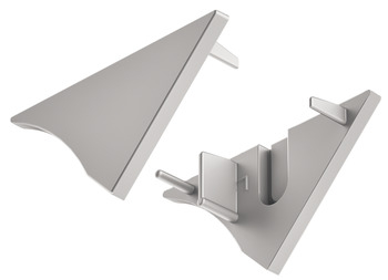 Profile pentru banda led - Set 2 capeti pentru profil banda led 36x18.5mm - HAFELE.