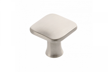 Manere Crom, Satinate si Inox - Buton PIAZZA, 30x30mm, finisaj Inox.