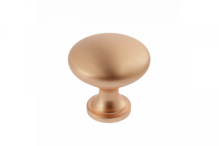 Manere Aurii - Buton TERNI, finisaj Cupru mat, D30mm. Material: metal
