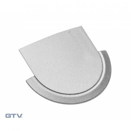 Profile pentru banda led - Capac pentru capat profil GLAX incastrat, alb