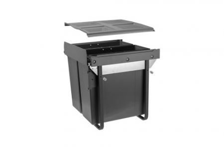 Coșuri de gunoi. Cosuri colectare selectiva - PB-45-MF2X34-60A