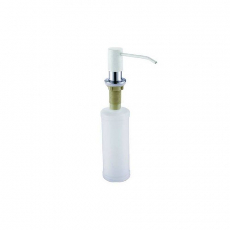 Accesorii diverse bucatarie - Dozator detergent lichid, incastrabil. Alb piatra - ALVEUS