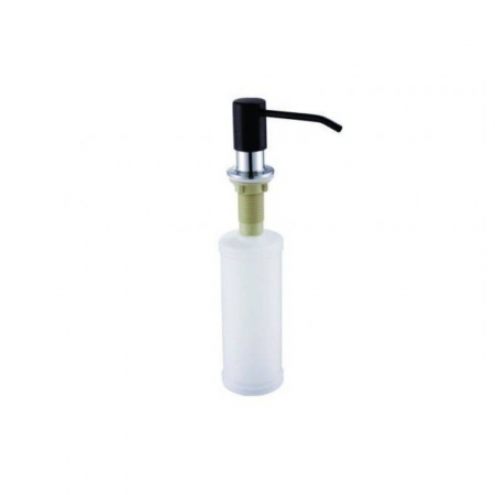 Accesorii diverse bucatarie - Dozator detergent lichid, incastrabil. Negru - ALVEUS