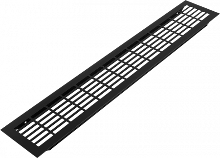 Grile de aerisire - Grila se aerisire 80x480mm finisaj negru