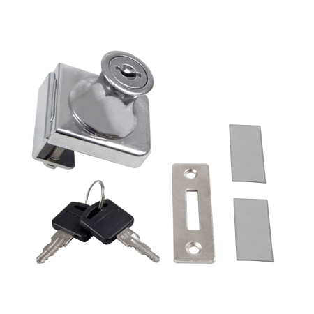 Încuietori pentru mobilier - Incuietoare aplicata usa sticla 4-8mm