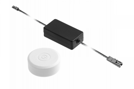 Tehnica de iluminare - GTV - Intrerupator cu dimer, wireless, ALB, 12V, max. 60W - GTV