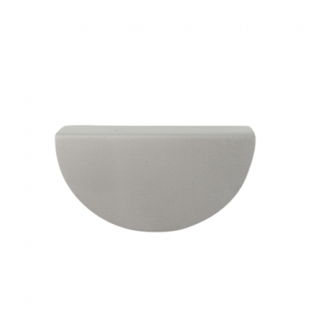 Manere Crom, Satinate si Inox - Maner Semiluna, finisaj Aluminiu, 64mm.