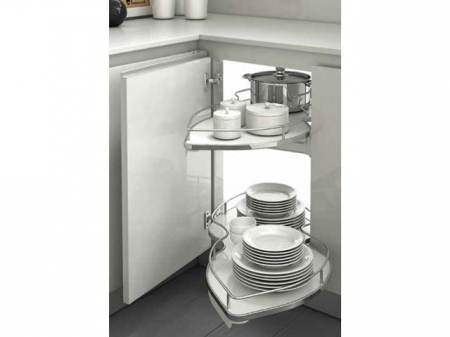 Coșuri Jolly, Coloane, Sisteme de depozitare - Mecanism de colt Combi's st. usa 450mm INOXA Italia