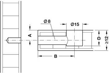 Minifix 15 cama PAL 18mm / 100buc. [2]