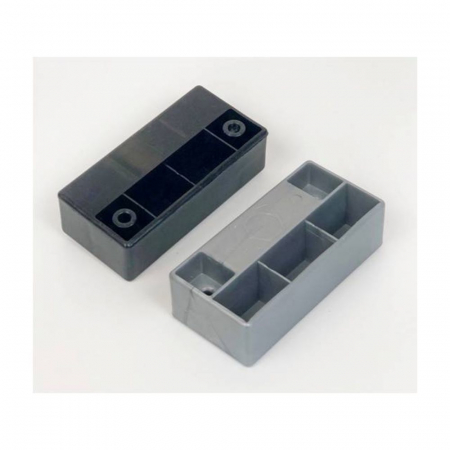 Picioare pentru mobilier - Picior plastic 90x45xH27mm, Negru