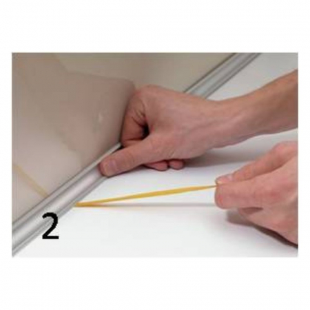 Profil antistrop autoadeziv, alb - Compact REHAU. [3]