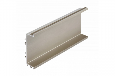 Profile tip GOLA, accesorii - Profil VELLO, orizontal tip "C", finisaj inox periat, 3m