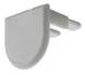 Profile pentru banda led - Set 2 capeti pentru profil banda led 18x17mm - HAFELE.