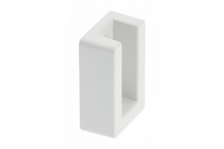 Accesorii dressing / dormitor - Suport deschis bara haine dreptunghiulara alb