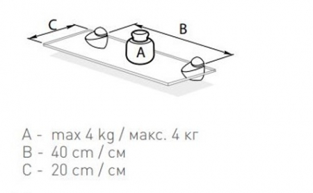 Suport polita finisaj inox, max 20mm [2]