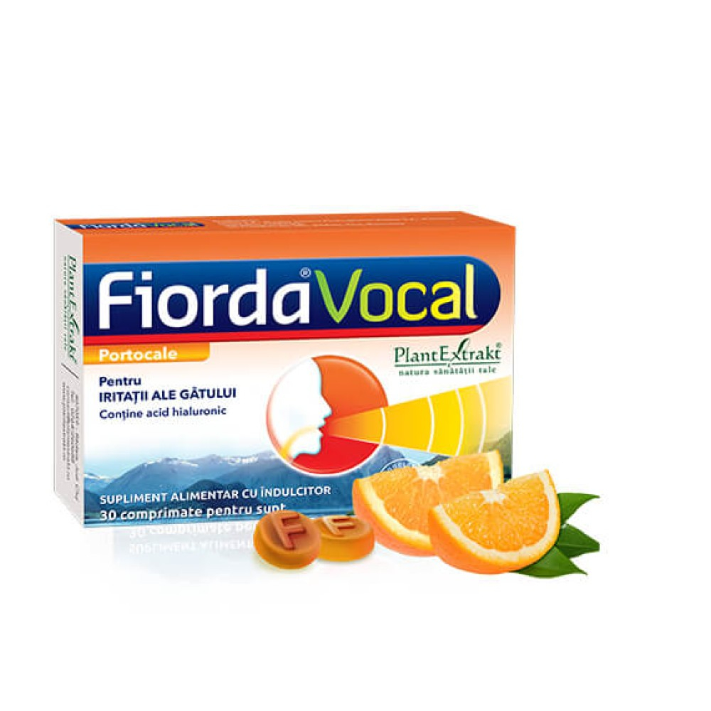 Fiorda vocal portocale, 30 comprimate, PlantExtrakt [1]