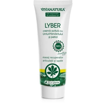 Crema activa cu untul-pamantului si petrol Lyber, 250ml, VivaNatura [1]